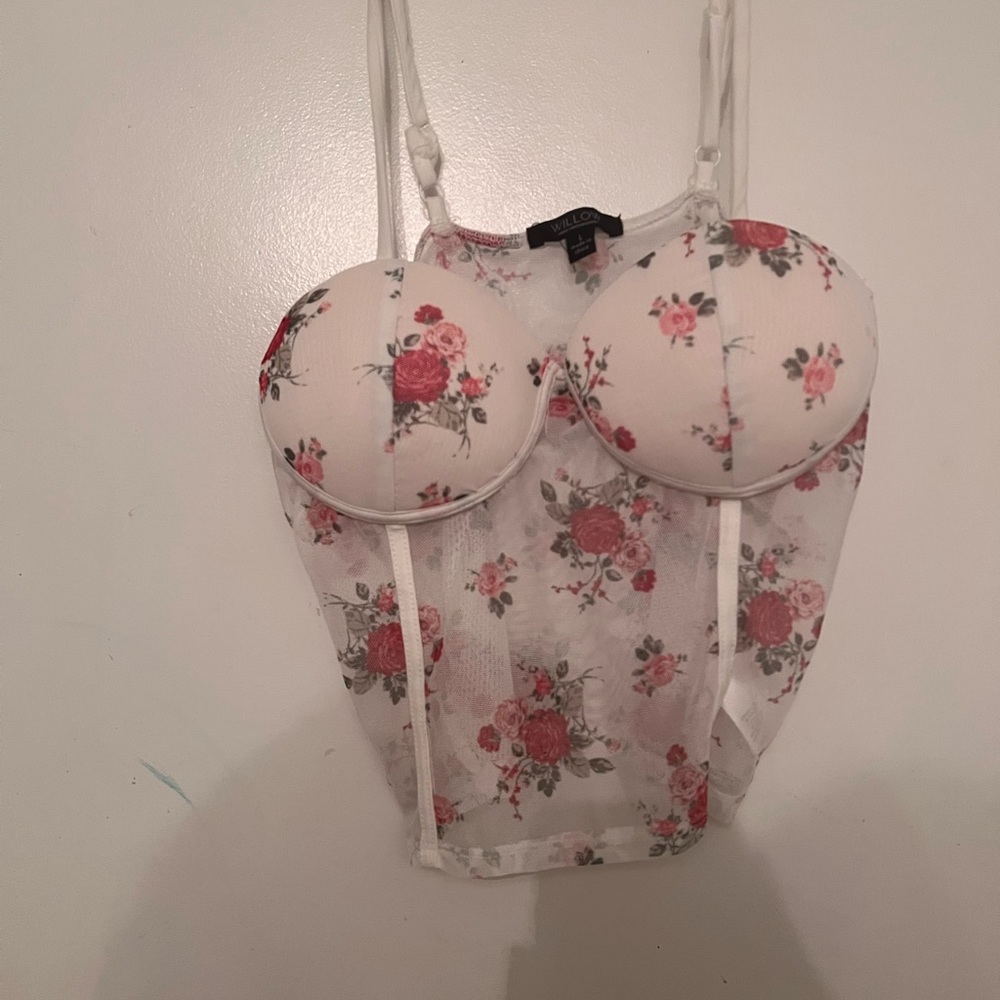 Floral crop top